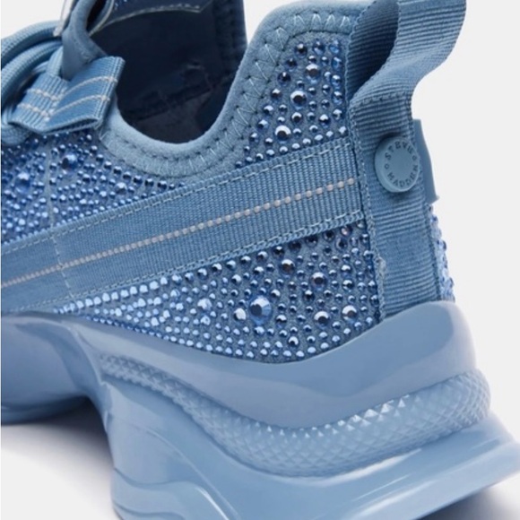Steve Madden Maxima Baby Blue Sneakers - Picture 5 of 8